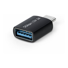 StarTech.com USB-C to USB-A Adapter, USB 5Gbps, Compact USB-C Male to USB-A Female Adapter, Durable Metal Housing, M/F - USB adaptér - 24 pin USB-C (M) do USB (F) - USB 3.2 Gen 1 - 5 V - 3 A - pasivní, up to 5 Gbps data transfer rate - cerná
