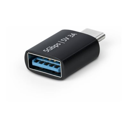 StarTech.com USB-C to USB-A Adapter, USB 5Gbps, Compact USB-C Male to USB-A Female Adapter, Durable Metal Housing, M/F - USB adaptér - 24 pin USB-C (M) do USB (F) - USB 3.2 Gen 1 - 5 V - 3 A - pasivní, up to 5 Gbps data transfer rate - cerná