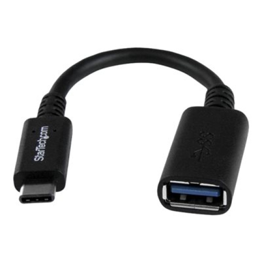StarTech.com USB-C to USB Adapter - 6in - USB-IF Certified - USB-C to USB-A - USB 3.1 Gen 1 - USB C Adapter - USB Type C (USB31CAADP) - USB adaptér - 24 pin USB-C (M) do USB typ A (F) - USB 3.0 - 15.2 cm - cerná - pro P/N: DK31C3HDPD, DK31C3HDPDUE, DKM30CHDPD, DKM30CHDPDUE, PEXUSB312A1C1H, PEXUSB312A2C2V