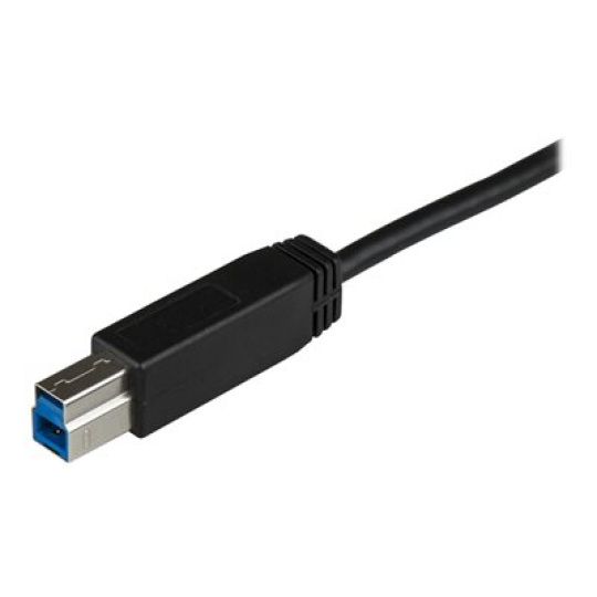 StarTech.com USB C to USB B Printer Cable - 1m / 3 ft - Superspeed - USB 3.1 - 10Gbps - USB C Printer Cable - USB Type C to Type B (USB31CB1M) - USB kabel - 24 pin USB-C (M) do USB Type B (M) - USB 3.1 - 1 m - cerná - pro P/N: PEXUSB311AC3, PEXUSB312C3, SV231DHU34K6, SV231HU34K6, SV231QDPU34K, SV431HU34K6