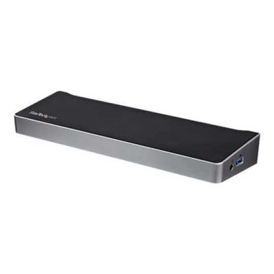 StarTech.com Triple Monitor USB 3.0 Laptop Docking Station - 4K HDMI, 2x DisplayPort - Universal USB Dock for Windows & Mac OS (10.14 & Above) (USB3DOCKH2DP) - Dokovací stanice - USB - 1GbE - pro P/N: ARMBARTRIO2, ARMTRIO, LTLOCK