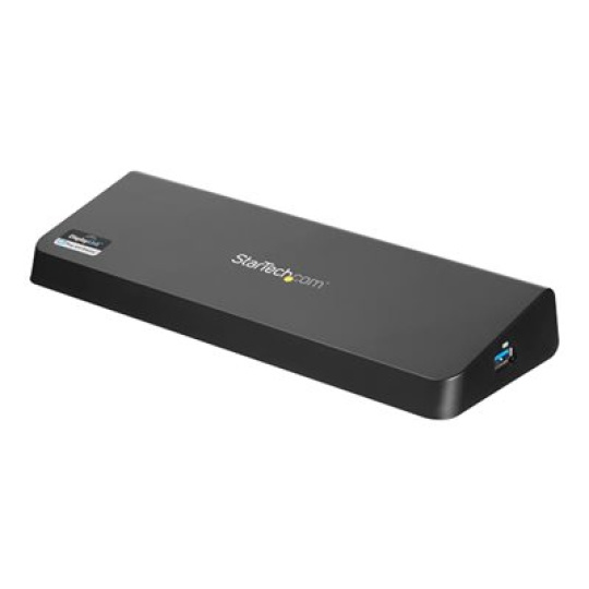 StarTech.com USB 3.0 Docking Station Dual Monitor with HDMI & 4K DisplayPort, 4x USB-A, Gigabit Ethernet, USB Type A Universal Laptop Dock with USB 3.1 Gen 1 Hub (5 Gbps) and Charging - Mac, Windows, Chrome (USB3DOCKHDPC) - Dokovací stanice - USB - HDMI, DP - 1GbE - pro P/N: ARMBARDUO, ARMDUAL, ARMDUAL30, ARMSLIMDUO
