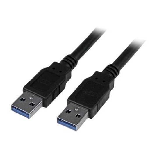 StarTech.com 3m 10 ft USB 3.0 Cable - A to A - M/M - Long USB 3.0 Cable - USB 3.1 Gen 1 (5 Gbps) (USB3SAA3MBK) - Kabel USB - USB typ A (M) do USB typ A (M) - USB 3.0 - 3 m - lisovaný - cerná - pro P/N: HB30C1A1CPD, HB30C3A1CFBW, HB30C3A1CST, HB30C5A2CSC, HB30C5A2CST, SV231DPU34K