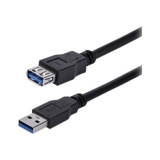 StarTech.com 1m Black SuperSpeed USB 3.0 Extension Cable A to A - Male to Female USB 3 Extension Cable Cord 1 m (USB3SEXT1MBK) - Prodlužovací šnura USB - USB typ A (M) do USB typ A (F) - USB 3.0 - 1 m - cerná - pro P/N: BNDDKT30CAHV, SV211DPUA4K, SV211HDUA4K, USB2001EXT2NA, USB2002EXT2NA, USB2004EXT2NA