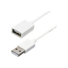 StarTech.com 1m White USB 2.0 Extension Cable Cord - A to A - USB Male to Female Cable - 1x USB A (M), 1x USB A (F) - White, 1 meter (USBEXTPAA1MW) - Prodlužovací šnura USB - USB (F) do USB (M) - USB 2.0 - 1 m - lisovaný - bílá - pro P/N: MSDREADU2OTG, USBEXTPAA2MW, USBEXTPAA3MW, USBPAUB1MW, USBPAUB2MW, USBPAUB50CMW