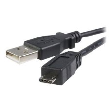 StarTech.com 1m Micro USB Cable A to Micro B - Kabel USB - USB (M) do Micro USB typ B (M) - USB 2.0 - 1 m - cerná