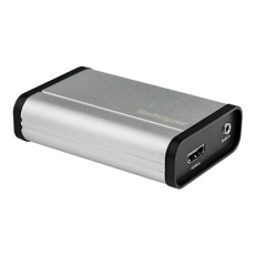 StarTech.com HDMI to USB C Video Capture Device 1080p 60fps, UVC, External USB 3.0 Type-C Capture/Live Streaming, HDMI Audio/Video Recorder Adapter, USB-C/USB-A/Thunderbolt 3 Compatible - HDMI Video Capture (UVCHDCAP) - Adaptér pro zachytávání videa - USB 3.0 - stríbrná, cerná - kompatibilní s TAA