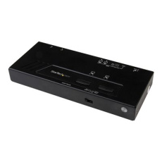 StarTech.com 2x2 HDMI Matrix Switcher - 4K UltraHD HDMI Switch with Fast Switching, Auto-Sensing and Serial Control (VS222HD4K) - Spínac video/audio - 2 x HDMI - desktop