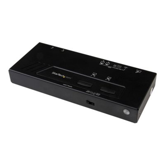 StarTech.com 2x2 HDMI Matrix Switcher - 4K UltraHD HDMI Switch with Fast Switching, Auto-Sensing and Serial Control (VS222HD4K) - Spínac video/audio - 2 x HDMI - desktop