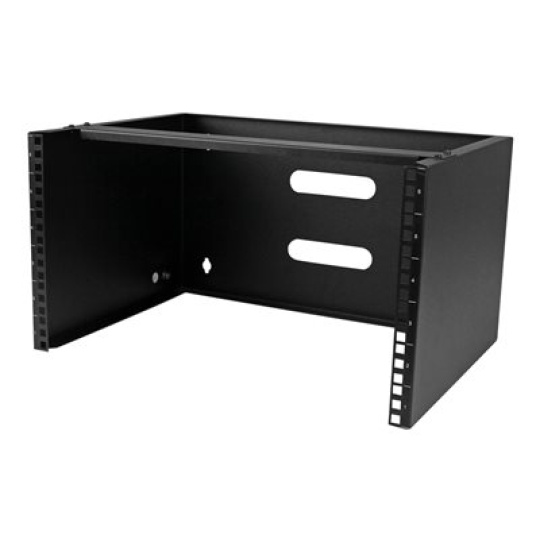 StarTech.com Wall Mount Patch Panel Bracket - 6U - 14in Deep (WALLMOUNT6) - Skrín - montáž na stenu - cerná - 6U - 19"