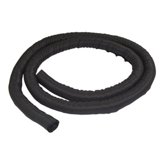 StarTech.com 6.5' (2m) Cable Management Sleeve, Flexible Coiled Cable Wrap, 1.0-1.5" dia. Expandable Sleeve, Polyester Cord Manager/Protector/Concealer, Black Trimmable Cable Organizer - Flame Resistant UL94-V0 - Sada pro spojkování kabelu - cerná - 2 m
