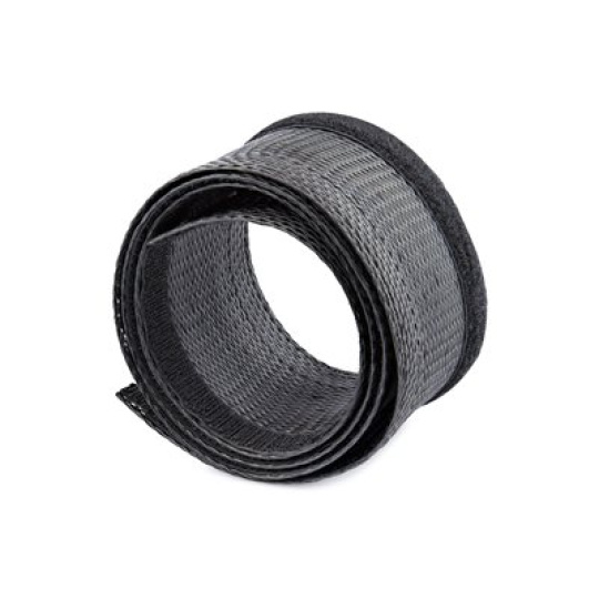 StarTech.com 10ft (3m) Cable Management Sleeve, Trimmable Heavy Duty Cable Wrap, 1.2" (3cm) Dia Polyester Mesh Computer Cable Manager/Protector/Concealer - Black Cord Organizer/Hider, Floor Cable Cover, Wire Wraps (WKSTNCMFLX) - Objímka pro správu kabelu - cerná - 3 m
