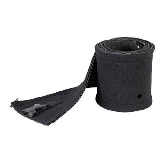 StarTech.com 40" (1m) Neoprene Cable Management Sleeve with Zipper & Buckle, 1.2" (3cm) Diameter, Computer/PC Power/Network/AV Cord Cover/Manager, Flexible Cable Organizer Wrap, Black - Cable Manager Sleeve (WKSTNCMZP) - Objímka pro správu kabelu - cerná - 1 m