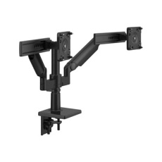 Humanscale M/FLEX M2.1 - Montá?ní sada (alarm monitoru) - pro 2 LCD displeje - recyklovaný hliník - černá s černým lemováním - velikost obrazovky: up to 36.6" - montá?ní rozhraní: 100 x 100 mm - upevnitelné na stůl