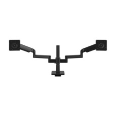 Humanscale M/FLEX M2.1 - Montá?ní sada (kloubové rameno) - pro 2 LCD displeje - recyklovaný hliník - černá s černým lemováním - velikost obrazovky: up to 43.4" - montá?ní rozhraní: 100 x 100 mm - upevnitelné na stůl