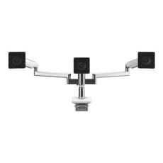 Humanscale M/FLEX M2.1 - Montá?ní sada (alarm monitoru) - pro 3 LCD displeje - recyklovaný hliník - leštěný hliník, bílý okraj - velikost obrazovky: up to 51.4" - upevnitelné na stůl
