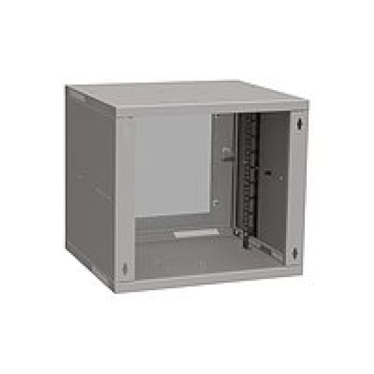 SOLARIX 19 9U/450 nástěnný rozvaděč, Rozvaděč nástěnný skládaný SENSA LITE 9U 450mm, dveře sklo