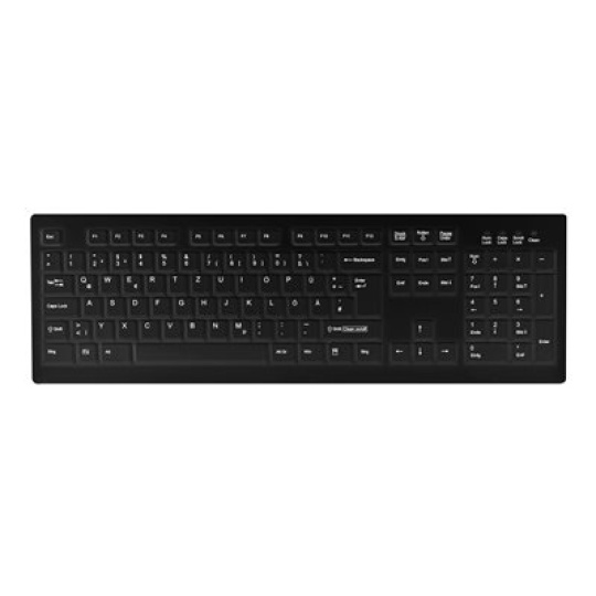 Active Key MedicalKey AK-C8100 - Klávesnice - wipe disinfection - USB - QWERTY - americká - černá