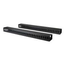 StarTech.com Vertical Cable Organizer with Finger Ducts - Vertical Cable Management Panel - Rack-Mount Cable Raceway - 0U - 6 ft. (CMVER40UF) - Kabelový organizér - 1.83 m - cerná - 40U - pro P/N: RK2537BKM, RK4242BK24, RK4242BK30 StarTech.com Vertical Cable Organizer with Finger Ducts - Vertical Cable Management Panel - Rack-Mount Cable Raceway - 0U - 6 ft. (CMVER40UF) - Kabelový organizér - 1.83 m - cerná - 40U - pro P/N: RK2537BKM, RK4242BK24, RK4242BK30