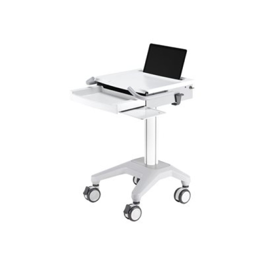 Neomounts MED-M200 - Vozík - pro notebook / klávesnice / myš - zdravotní - bílá - velikost obrazovky: 10"-17"