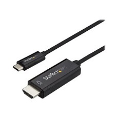 Startech 3ft (1m) USB C to HDMI Cable, 4K 60Hz USB Type C to HDMI 2.0 Video Adapter Cable, Thunderbolt 3 Compatible, Laptop to HDMI Monitor/Display, DP 1.2 Alt Mode HBR2 Cable, Black - 4K USB-C Video Cable (CDP2HD1MBNL) - Kabel adaptéru - USB-C s piny (male) do HDMI s piny (male) - 1 m - cerná - podpora 4K60 Hz (3840 x 2160) - pro P/N: TB4CDOCK Startech 3ft (1m) USB C to HDMI Cable, 4K 60Hz USB Type C to HDMI 2.0 Video Adapter Cable, Thunderbolt 3 Compatible, Laptop to HDMI Monitor/Display, DP 1.2 Alt Mode HBR2 Cable, Black - 4K USB-C Video Cable (CDP2HD1MBNL) - Kabel adaptéru - USB-C s piny (male) do HDMI s piny (male) - 1 m - cerná - podpora 4K60 Hz (3840 x 2160) - pro P/N: TB4CDOCK