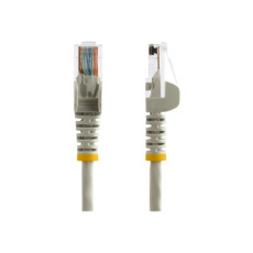StarTech.com 3m Gray Cat5e / Cat 5 Snagless Patch Cable - Patch kabel - RJ-45 (M) do RJ-45 (M) - 3 m - UTP - CAT 5e - lisovaný, provedení bez hrbolku - šedá StarTech.com 3m Gray Cat5e / Cat 5 Snagless Patch Cable - Patch kabel - RJ-45 (M) do RJ-45 (M) - 3 m - UTP - CAT 5e - lisovaný, provedení bez hrbolku - šedá