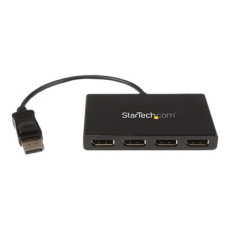 StarTech.com 4-Port Multi Monitor Adapter, DisplayPort 1.2 MST Hub, 4x 1080p, Video Splitter for Extended Desktop Mode on Windows PCs Only, DP to Quad DP Monitors MST Hub - DP Multi Stream Transport Hub (MSTDP124DP) - Separátor video - 4 x DisplayPort - desktop - pro P/N: SV231DPU34K, SVA5N3NEUA StarTech.com 4-Port Multi Monitor Adapter, DisplayPort 1.2 MST Hub, 4x 1080p, Video Splitter for Extended Desktop Mode on Windows PCs Only, DP to Quad DP Monitors MST Hub - DP Multi Stream Transport Hub (MSTDP124DP) - Separátor video - 4 x DisplayPort - desktop - pro P/N: SV231DPU34K, SVA5N3NEUA