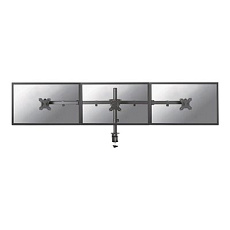Neomounts FPMA-D550D3 - Montážní sada - plný pohyb - pro 3 LCD displeje - ocel - černá - velikost obrazovky: 10"-27" - upevnění svorkou, průchodka, upevnitelné na stůl