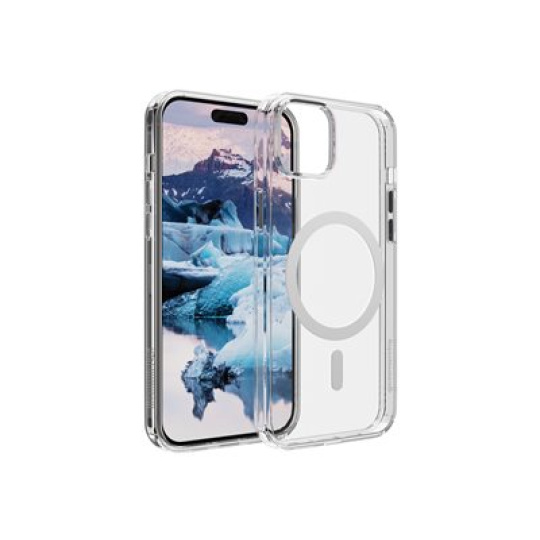 dbramante1928 Iceland Pro - Zadní kryt pro mobilní telefon - kompatibilita s MagSafe - plast - pruhledná - pro Apple iPhone 15