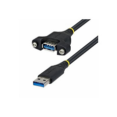 2m Panel Mount USB-A Extension Cable 2m Panel Mount USB-A Extension Cable