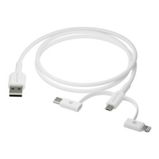 dbramante1928 re-charge - Sada kabelu USB - 1 m - bílá