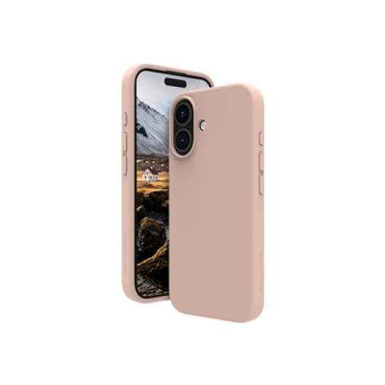 dbramante1928 Monaco - Zadní kryt pro mobilní telefon - kompatibilita s MagSafe - silikon, plast - ružová pink sand - pro Apple iPhone 16