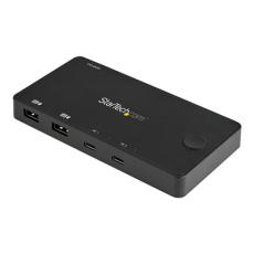 StarTech.com 2 Port USB C KVM Switch, 4K 60Hz HDMI, Compact Dual Port UHD USB Type C Desktop Mini KVM Switch with USB C Cables, Bus Powered, MacBook iPad Pro ThinkPad IdeaPad EliteBook - 4K HDMI KVM Switch - Prepínac KVM / audio - 2 x KVM / zvuk - desktop StarTech.com 2 Port USB C KVM Switch, 4K 60Hz HDMI, Compact Dual Port UHD USB Type C Desktop Mini KVM Switch with USB C Cables, Bus Powered, MacBook iPad Pro ThinkPad IdeaPad EliteBook - 4K HDMI KVM Switch - Prepínac KVM / audio - 2 x KVM / zvuk - desktop
