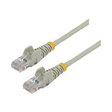 Startech 1m Gray Cat5e / Cat 5 Snagless Patch Cable - Patch kabel - RJ-45 (M) do RJ-45 (M) - 1 m - UTP - CAT 5e - lisovaný, provedení bez hrbolku - šedá