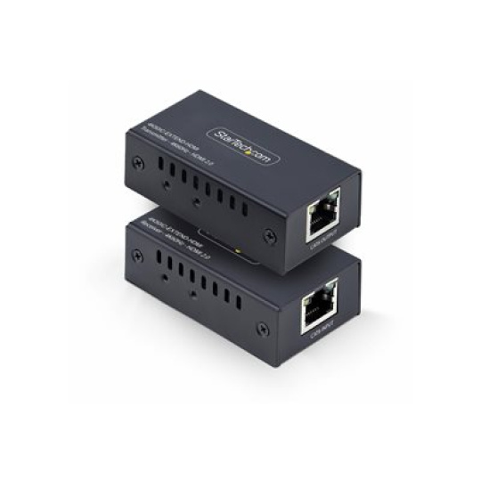 StarTech.com HDMI Extender Over CAT5e/6 Kit, 4K 60Hz, Up to 200ft (60m) - Video/audio nástavec - HDMI - pres CAT 5/5e/6 - až 60 km