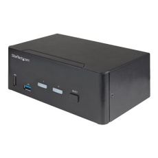 StarTech.com 2 Port Dual Monitor HDMI KVM Switch, 4K 60Hz Ultra HD HDR, Desktop 4K HDMI 2.0 KVM Switch with 2 Port USB 3.0 Hub (5Gbps) & 4x USB 2.0 HID Port, Audio, Hotkey Switching, TAA - KVM with Fast Switching - Prepínac KVM / audio - 2 x KVM / zvuk - desktop - kompatibilní s TAA StarTech.com 2 Port Dual Monitor HDMI KVM Switch, 4K 60Hz Ultra HD HDR, Desktop 4K HDMI 2.0 KVM Switch with 2 Port USB 3.0 Hub (5Gbps) & 4x USB 2.0 HID Port, Audio, Hotkey Switching, TAA - KVM with Fast Switching - Prepínac KVM / audio - 2 x KVM / zvuk - desktop - kompatibilní s TAA