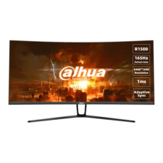 Dahua LM34-E330C - Gaming Series - LED monitor - hraní her - zakřivená - 34" - 3440 x 1440 UWQHD @ 165 Hz - VA - 350 cd/m2 - 3000:1 - 1 ms - 2xHDMI, 2xDisplayPort