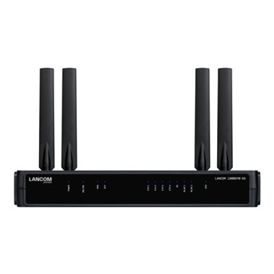 LANCOM 1800EFW-5G - Bezdrátový router - DSL/WWAN 1GbE - Wi-Fi 6 - Dual Band - 5G, 4G, 3G - VoIP brána - pro P/N: 10741, 10742, 10752, 10753, 10754, 10764, 10765, 10766, 10776, 10777, 10778, 60207