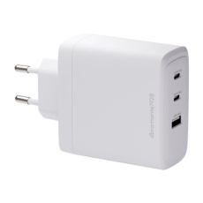 dbramante1928 re-charge - Sítový adaptér - 100 Watt - 3 výstupní konektory (2 x USB-C, USB) - bílá