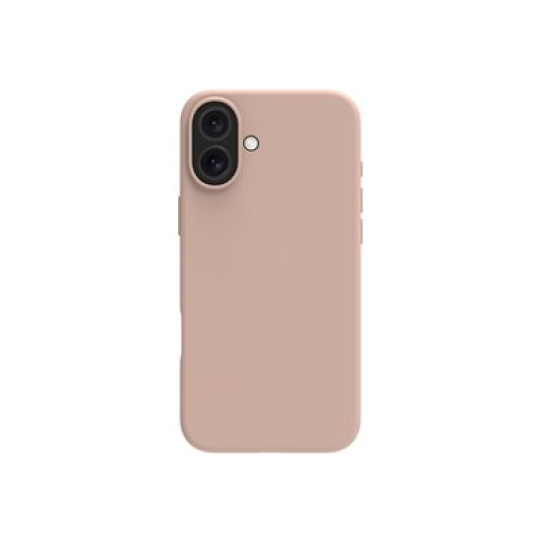 dbramante1928 Monaco - Zadní kryt pro mobilní telefon - kompatibilita s MagSafe - silikon, plast - růžová pink sand - pro Apple iPhone 16 Plus