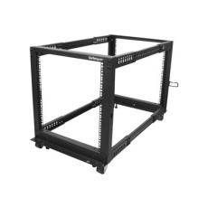 StarTech.com 12U 19" Open Frame Server Rack, 4 Post Adjustable Depth 23-41" Mobile, Free Standing Rolling Network/Computer Equipment Data Rack, Dell PowerEdge, HP ProLiant ThinkServer - Adjustable Server Rack (4POSTRACK12U) - Rozvadec stojanový open frame - cerná - 12U - pro P/N: CABSCREWM5B, CABSCREWSM5, CABSCREWSM5B, CABSCREWSM62, CABSCREWSM6B, CABSCRWS1224 StarTech.com 12U 19" Open Frame Server Rack, 4 Post Adjustable Depth 23-41" Mobile, Free Standing Rolling Network/Computer Equipment Data Rack, Dell PowerEdge, HP ProLiant ThinkServer - Adjustable Server Rack (4POSTRACK12U) - Rozvadec stojanový open frame - cerná - 12U - pro P/N: CABSCREWM5B, CABSCREWSM5, CABSCREWSM5B, CABSCREWSM62, CABSCREWSM6B, CABSCRWS1224