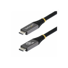 StarTech.com - USB kabel - USB-C (M) do USB-C (M) - USB4 / Thunderbolt / DisplayPort 2.1 - 50 cm - podpora 4K120Hz, podpora 8K60Hz, technologie Extended Power Range (EPR), podpora napájení Power Delivery 3.1 - cerná
