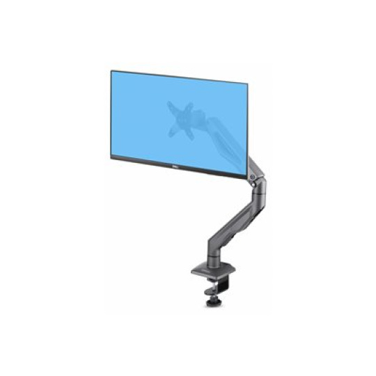 StarTech.com Desk Mount Monitor Arm, Up To 32" Display, C-Clamp, TAA - Montážní sada (kloubové rameno, svorka ve tvaru C) - pro obrazovka - plast, ocel - cerná - velikost obrazovky: 17"-27" - upevnitelné na stul - kompatibilní s TAA