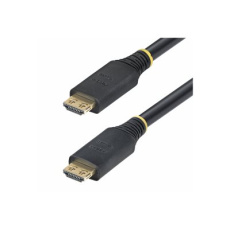 StarTech.com - High Speed - HDMI kabel - HDMI s piny (male) do HDMI s piny (male) - 15 m - odstínený - cerná - neobsahuje halogen, aktivní, podpora 4K60Hz, podpora 1440p (UWQHD) 144Hz, podpora 1080p 240Hz