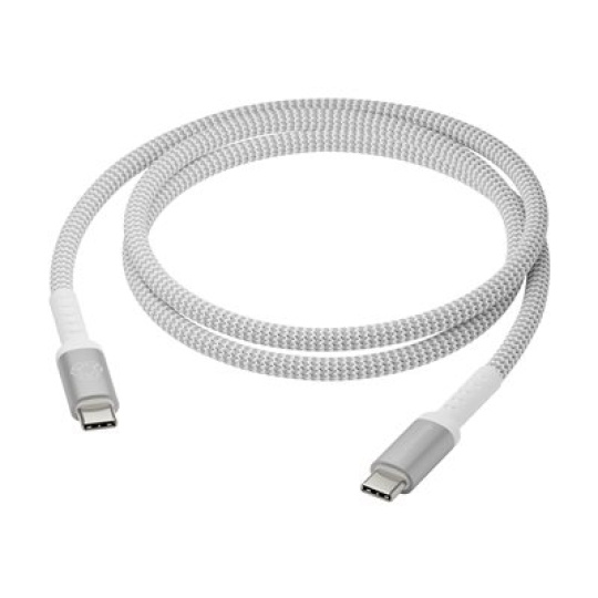 dbramante1928 re-charge - USB kabel - 24 pin USB-C (M) do 24 pin USB-C (M) - 1.2 m - pruchod napájení 100 W, pletený kabel, 100% recycled plastic