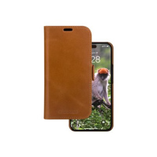 dbramante1928 Lynge - Pouzdro s klopou pro mobilní telefon - kuže full-grain - bronz - pro Apple iPhone 13, 14, 15, 16e dbramante1928 Lynge - Pouzdro s klopou pro mobilní telefon - kuže full-grain - bronz - pro Apple iPhone 13, 14, 15, 16e