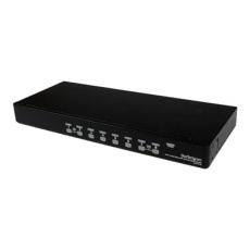 StarTech.com 8 Port 1U RackMount USB PS/2 KVM Switch with OSD - Prepínac KVM - 8 x KVM port(s) - 1 místní uživatel - desktop - pro P/N: RK3236BKF