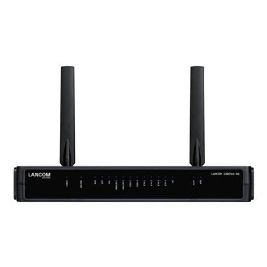 LANCOM 1803VA-4G - Bezdrátový router - DSL modem 4portový switch - 1GbE - 3G, 4G - VoIP brána - pro pripevnení na zed