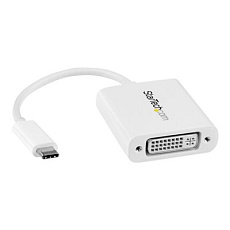 StarTech USB C to DVI Adapter - White - 1920x1200 - USB Type C Video Converter for Your DVI D Display / Monitor / Projector (CDP2DVIW) - Externí video adaptér - USB-C - DVI - bílá - pro P/N: TB4CDOCK StarTech USB C to DVI Adapter - White - 1920x1200 - USB Type C Video Converter for Your DVI D Display / Monitor / Projector (CDP2DVIW) - Externí video adaptér - USB-C - DVI - bílá - pro P/N: TB4CDOCK