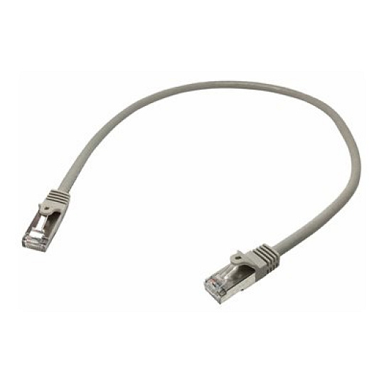 Startech 50cm CAT6 Ethernet Cable, 10 Gigabit Shielded Snagless RJ45 100W PoE Patch Cord, CAT 6 10GbE SFTP Network Cable w/Strain Relief, Grey, Wiring is UL Certified/TIA - Category 6 - 26AWG (N6SPAT50CMGR) - Patch kabel - RJ-45 (M) do RJ-45 (M) - 50 cm - SFTP - CAT 6 - lisovaný, provedení bez hrbolku - šedá